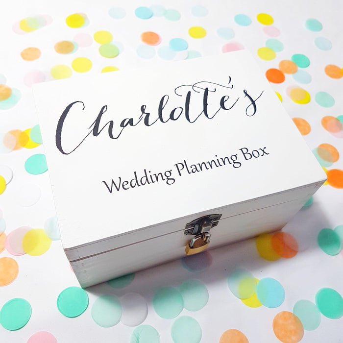 Personalised Wedding Planning Box