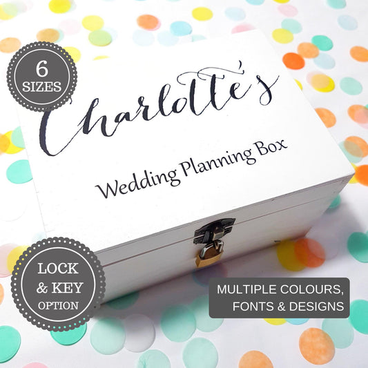 Personalised Wedding Planning Box