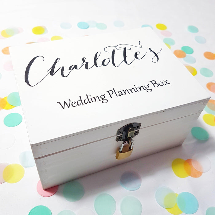 Personalised Wedding Planning Box