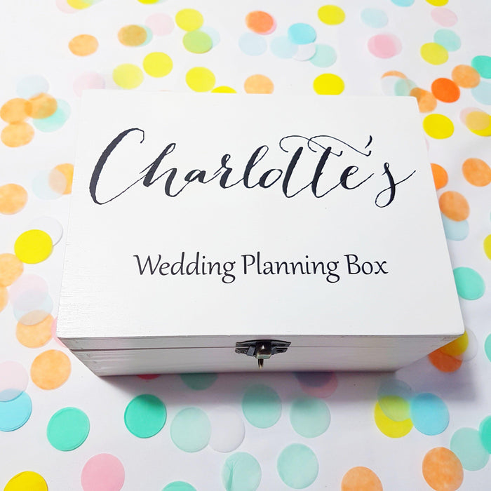 Personalised Wedding Planning Box