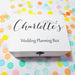 Personalised Wedding Planning Box