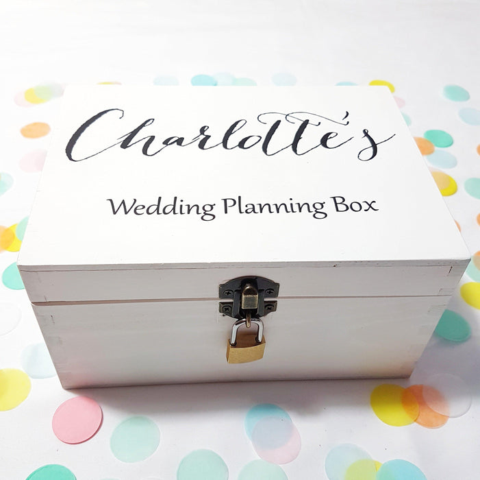 Personalised Wedding Planning Box