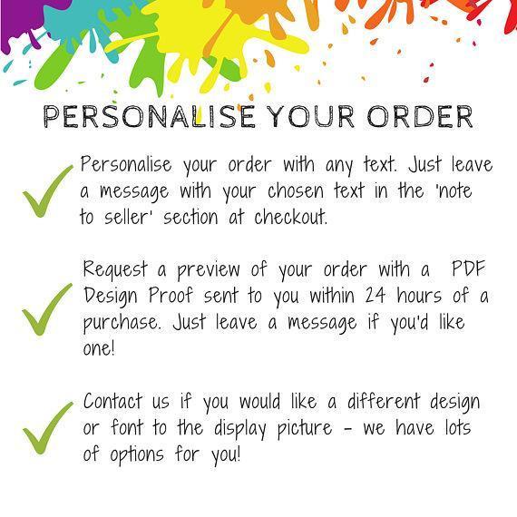 Personalised Wood Stationary Box I Teacher Gift Idea I Thank you Gift - 6 Sizes Small to XLarge