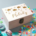 Personalised Wooden Baby Toy Blanket Keepsake Box I Baby Shower Gift