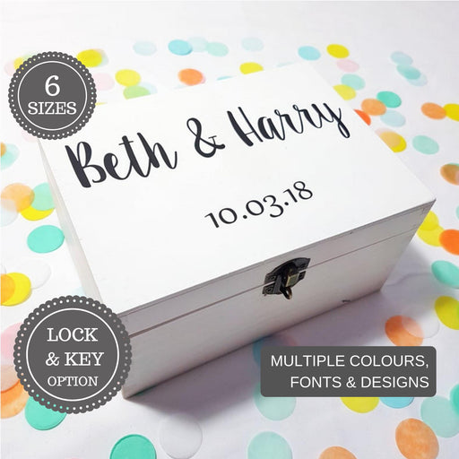 Personalised Wooden Memory Box