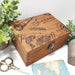 Personalised Wooden Treasure Keepsake Box I Vintage Style Memory Box I Travel Box