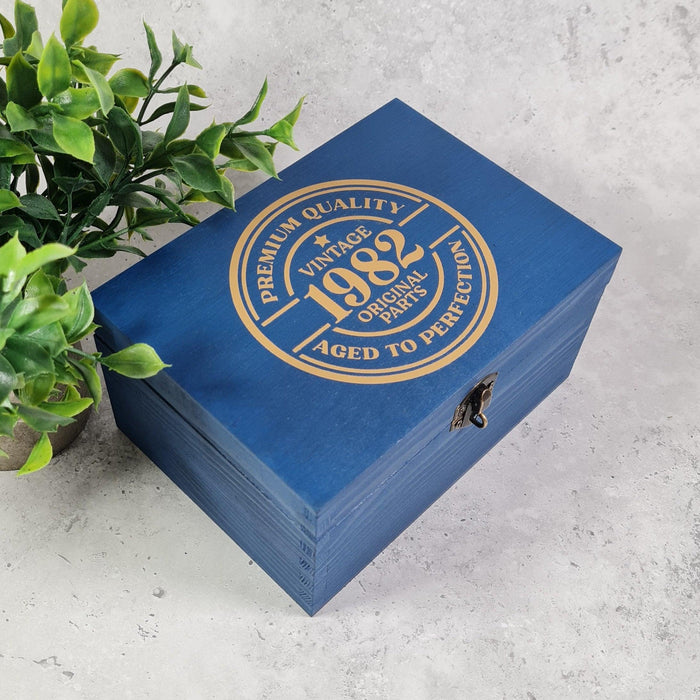 Personalised Year Birthday Keepsake Box I 18th 21st 30th Birthday Memory Box Gift