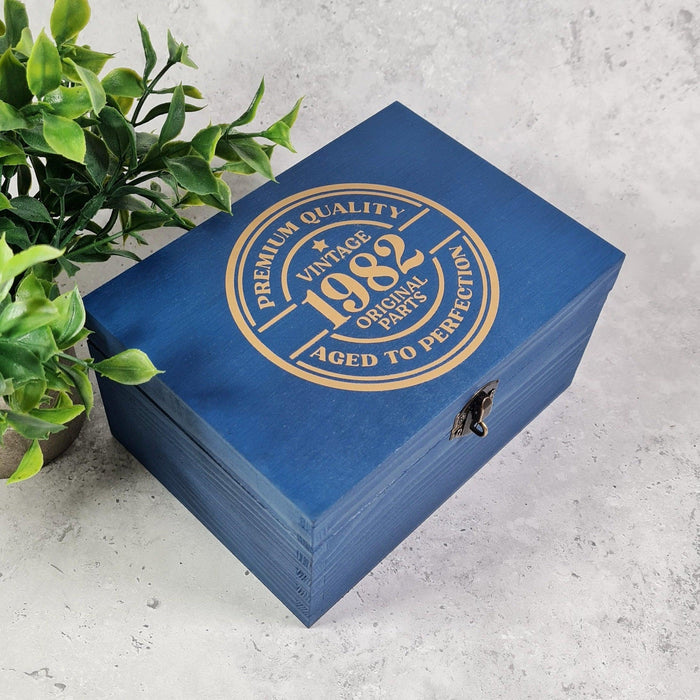 Personalised Year Birthday Keepsake Box I 18th 21st 30th Birthday Memory Box Gift