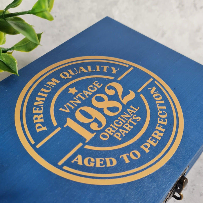 Personalised Year Birthday Keepsake Box I 18th 21st 30th Birthday Memory Box Gift