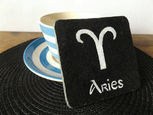 Personalised star sign slate Coaster (1)