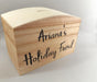 Personalised wooden money box