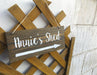 Personalised wooden sign