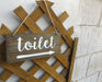 Personalised wooden sign