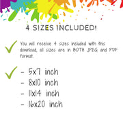 Printable Cocktail Party Sign