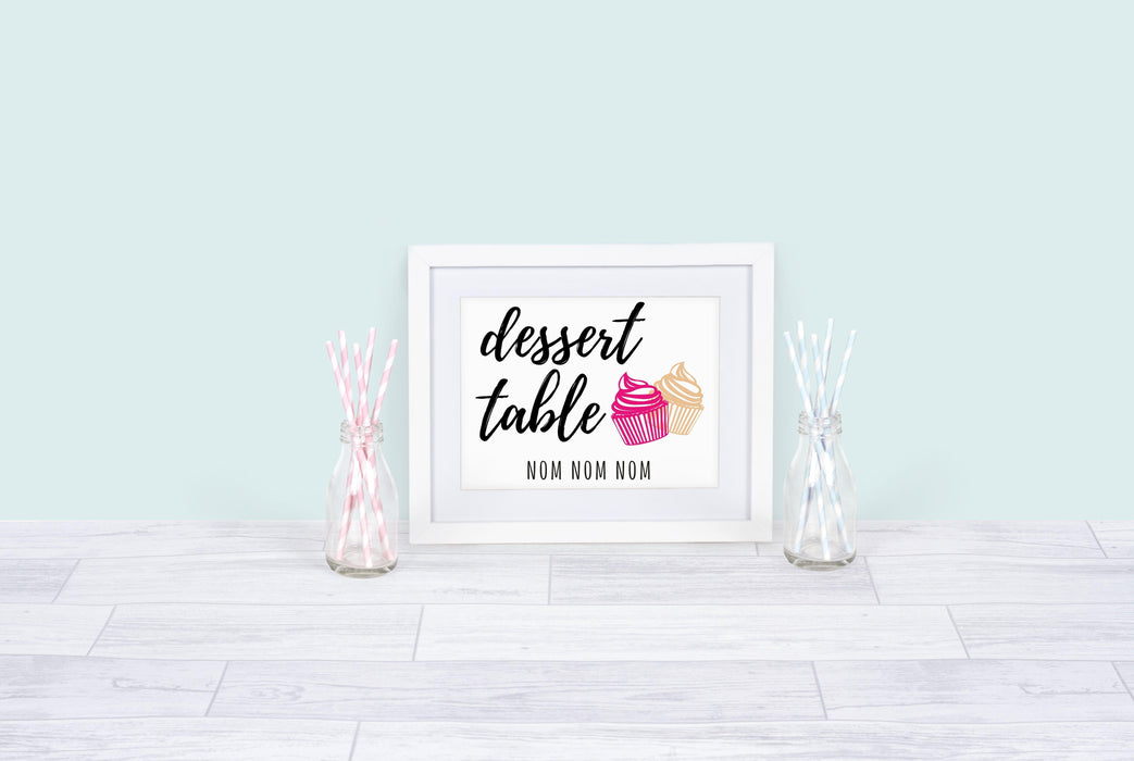 Printable Dessert Bar Sign