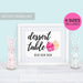 Printable Dessert Bar Sign