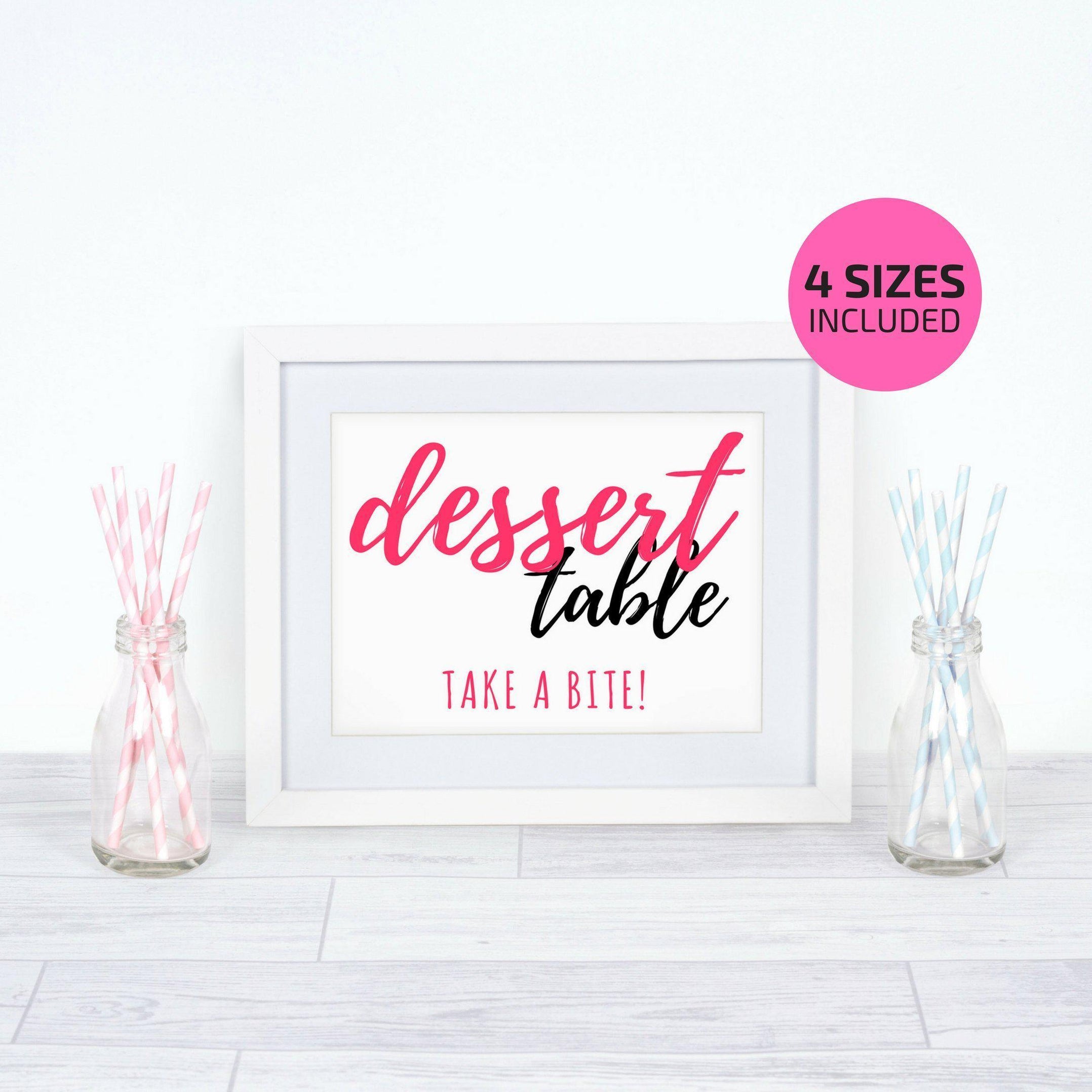 Printable Dessert Table Sign I Make Memento
