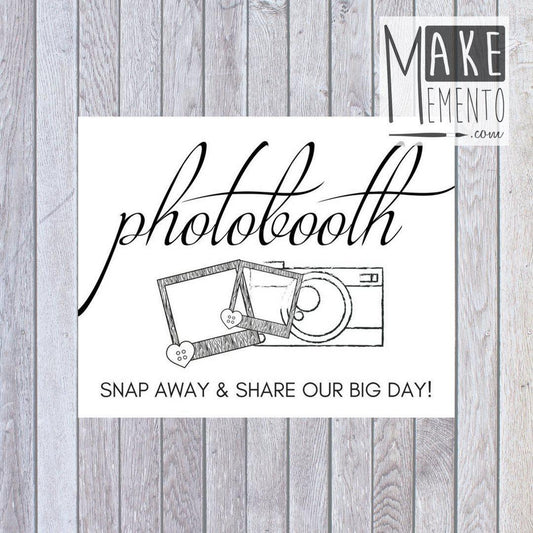 Printable Photobooth Sign