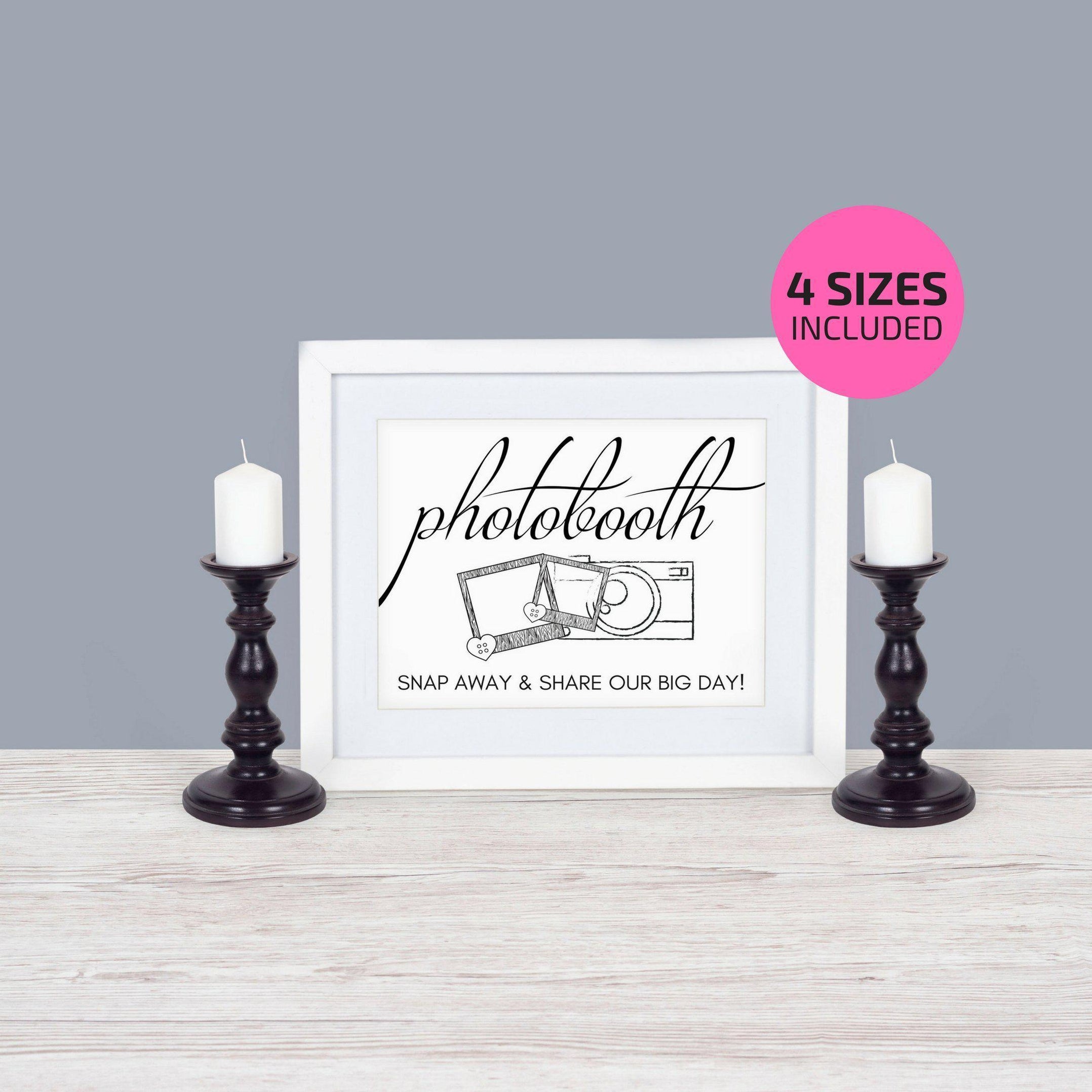 Printable Photobooth Sign I Make Memento