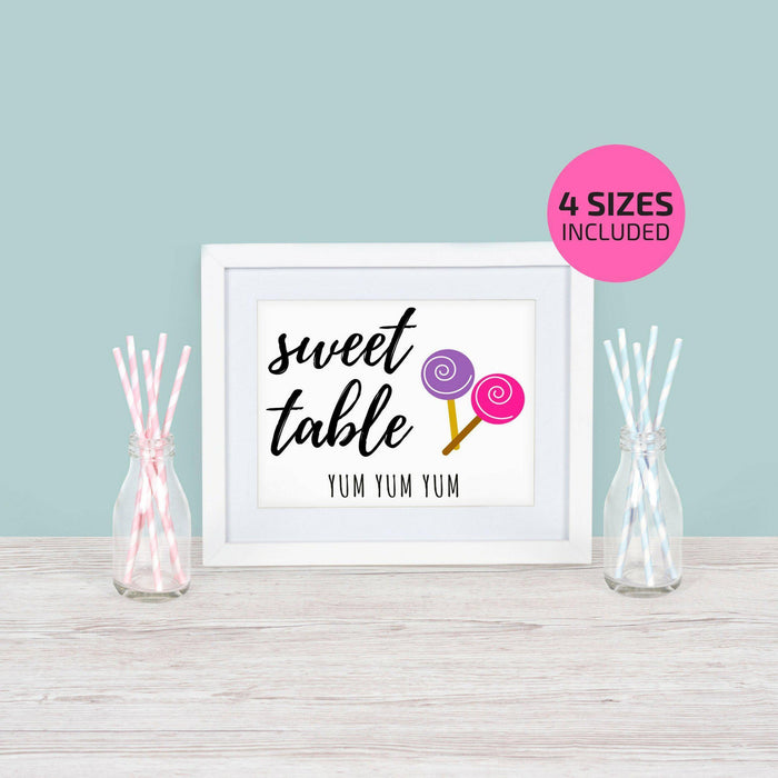 Printable Sweet Table Sign