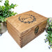 Unusual Personalised Gift for Her I Custom Engraved Wood Keepsake Box