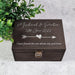 Wedding Anniversary Keepsake Box I Personalised Couples Gift - 6 Sizes Small to XLarge