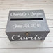 Wedding Card Box With Slot and Lock I Wedding Reception Wood Post Box
