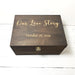 Wooden Anniversary Keepsake Box I Personalised Wedding Love Story Box - 6 Sizes Small to XLarge