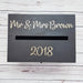 Wooden Wedding Card Box Gold Black I Wedding Wishes Box With Lock